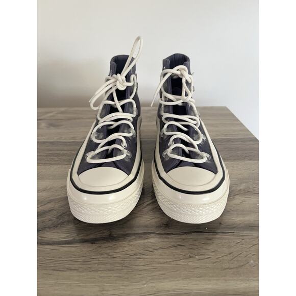 Converse Chuck 70 Utility Hybrid High Top Sneakers Fusion Steel Egret Mens 9.5 - Picture 7 of 11